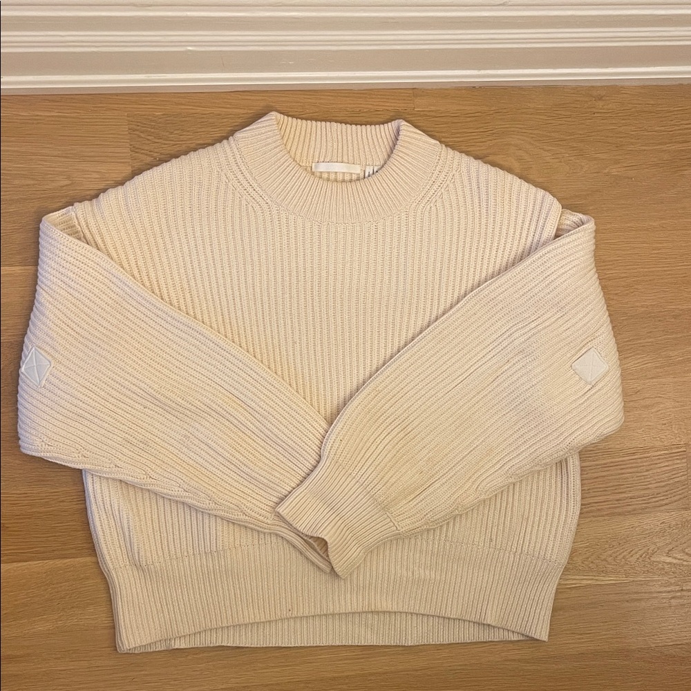 Helmet Lang boxy oversized Cream Sweater